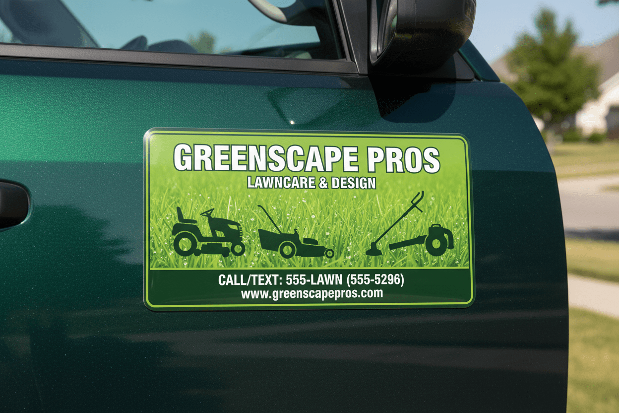 Car Door Magnets - Custom Printing Services | More Printing Services