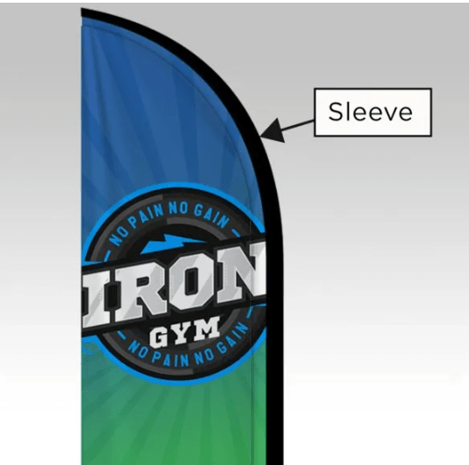 Feather Flag x 15' (Jumbo) - Custom Printing Services | More Printing Services