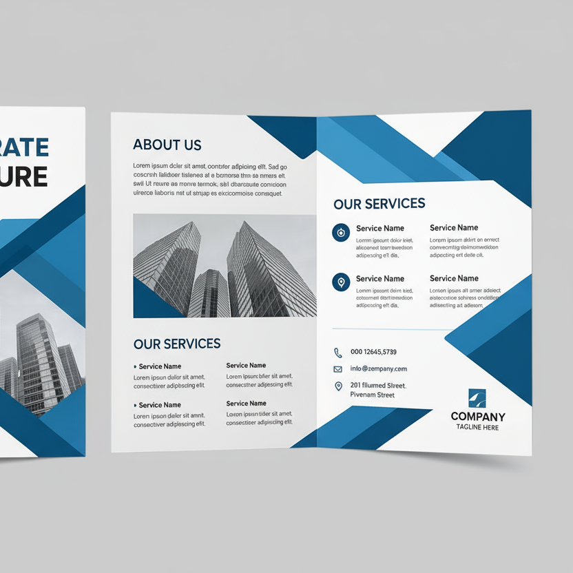 Bi - fold Brochures - Custom Printing Services | More Printing Services