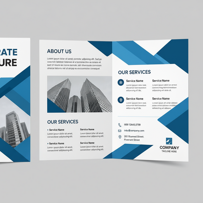 Bi - fold Brochures - Custom Printing Services | More Printing Services