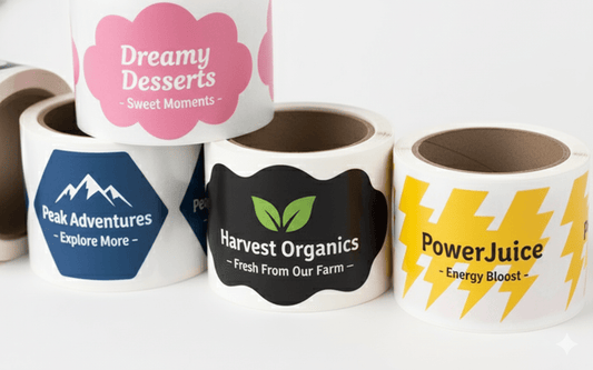 Die cut Roll Labels - Custom Printing Services | More Printing Services