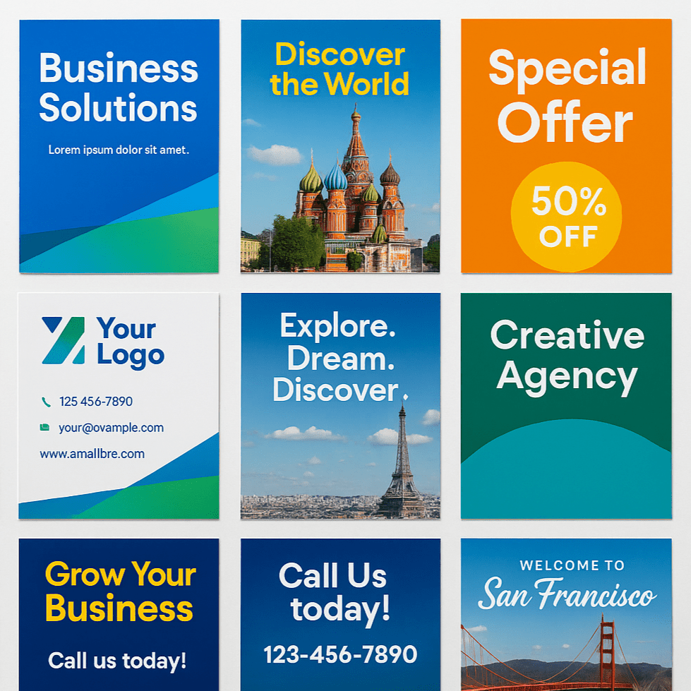 Small Flyer 4”x6” - Custom Printing Services | More Printing Services