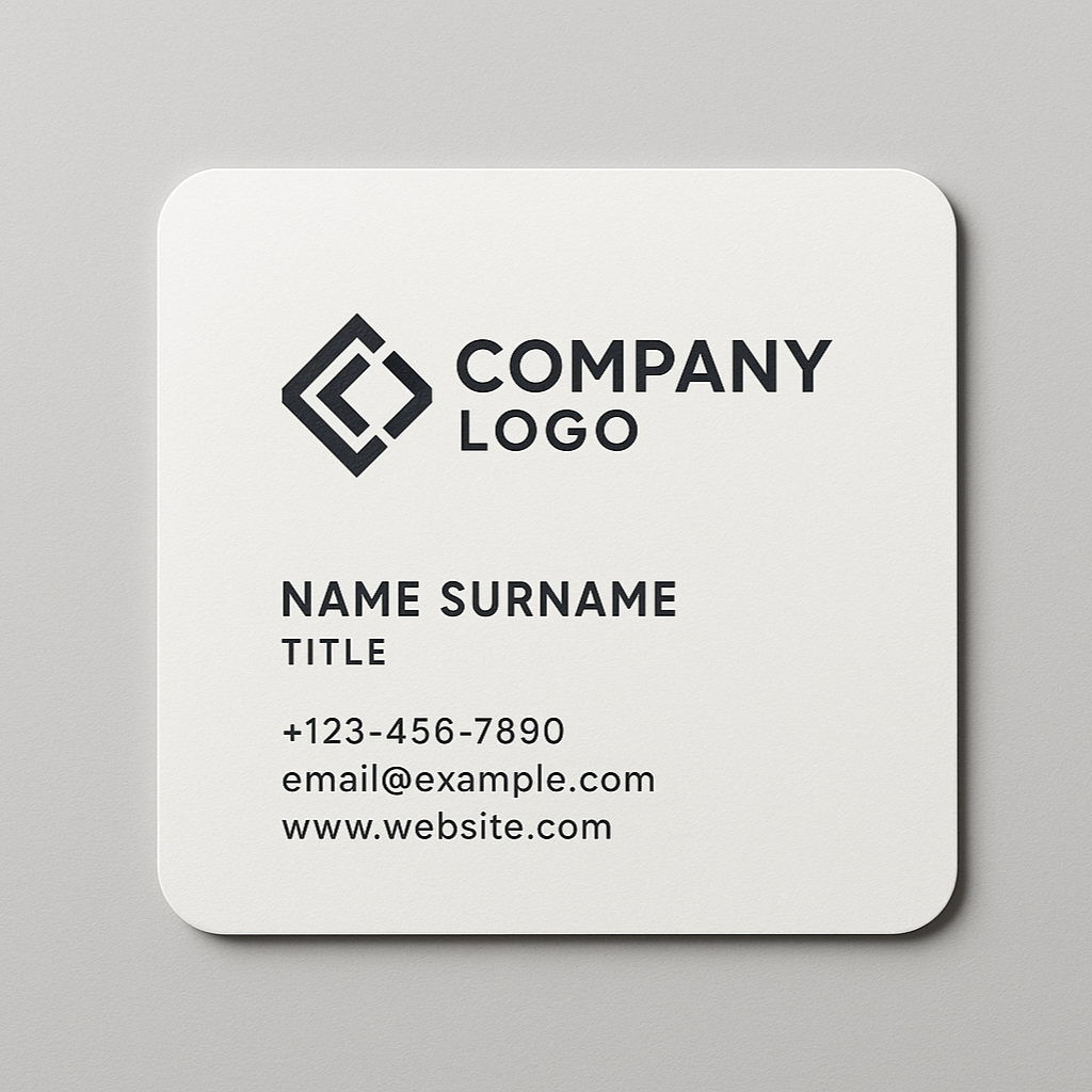Square Business cards - Custom Printing Services | More Printing Services