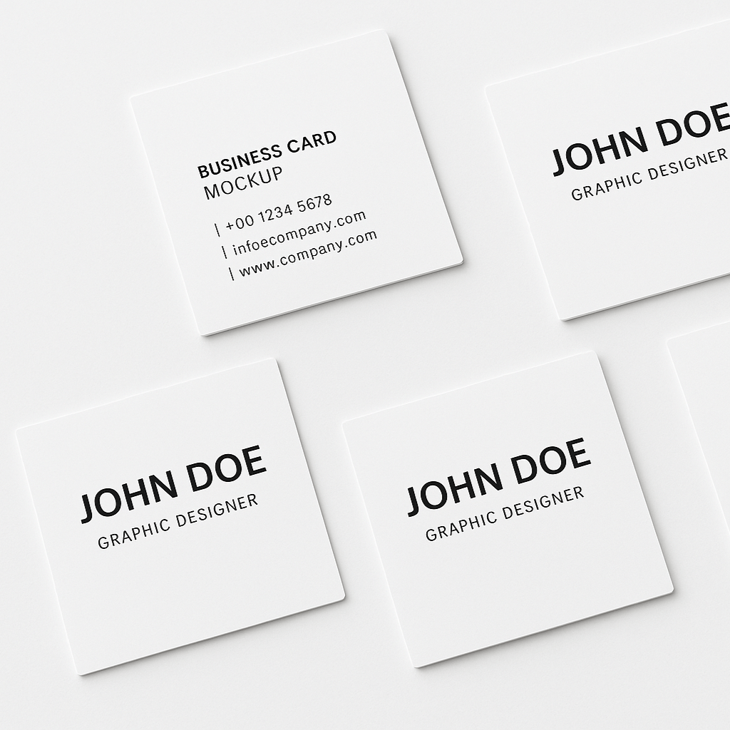 Square Business cards - Custom Printing Services | More Printing Services