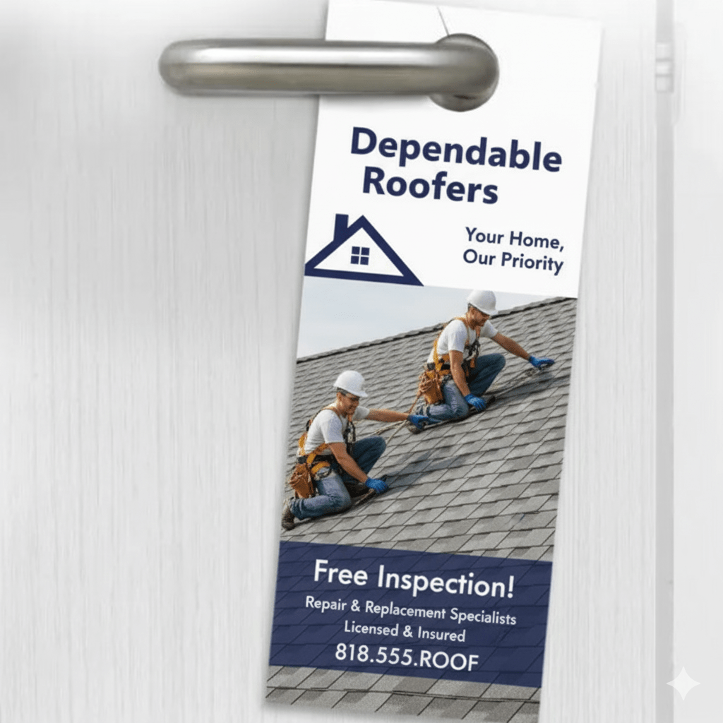 Standard Door Hangers - Custom Printing Services | More Printing Services