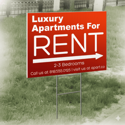 Yard Signs 10mm - Custom Printing Services | More Printing Services