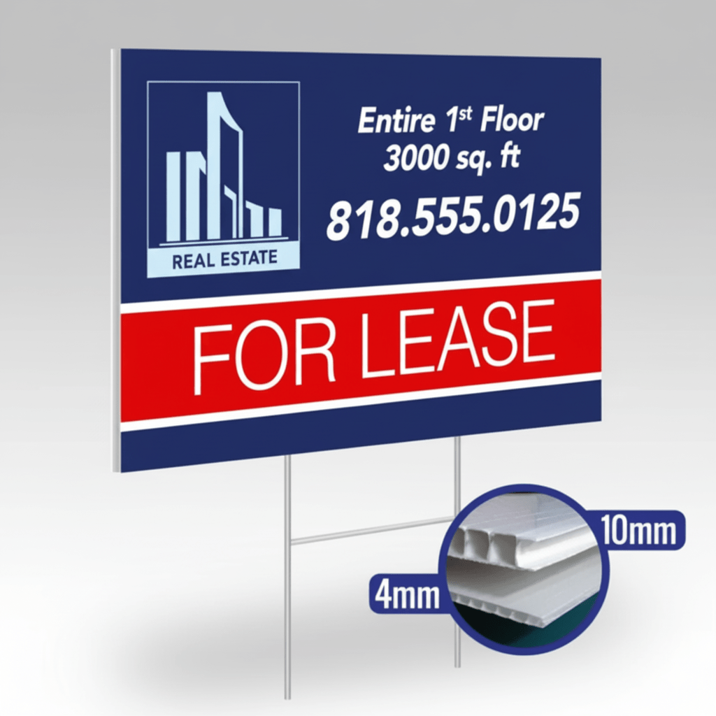 Yard Signs 10mm - Custom Printing Services | More Printing Services