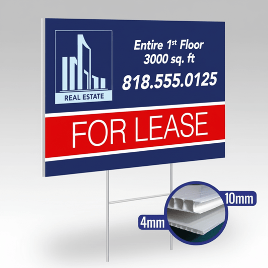 Yard Signs 10mm - Custom Printing Services | More Printing Services